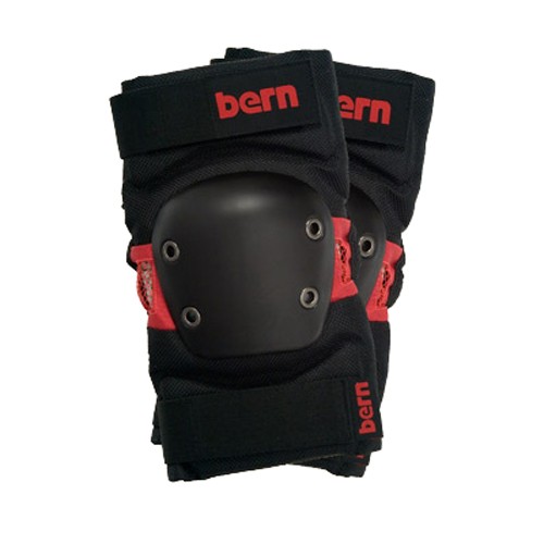 Bern Knee and Elbow Pad Pack, Black-Red, swatch
