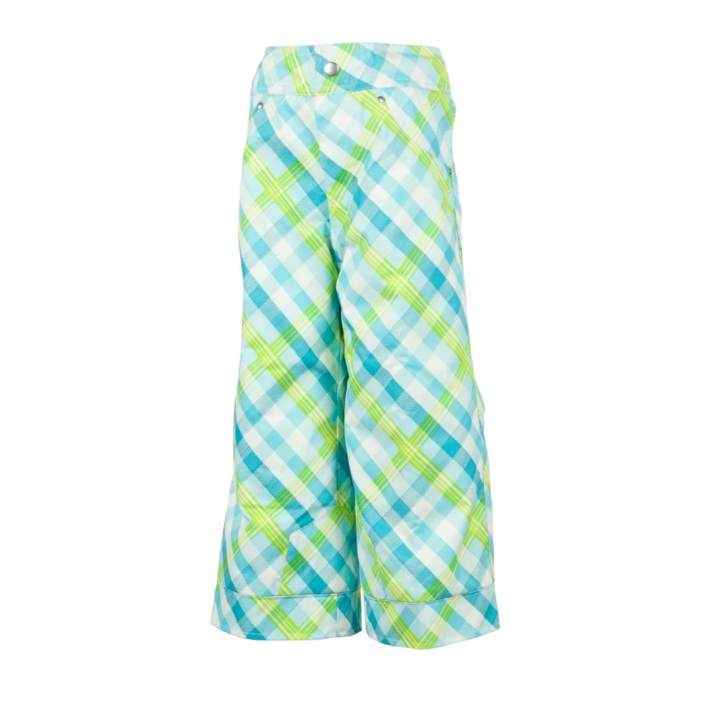 Obermeyer Genie Toddler Girls Ski Pants, Bluebell Tartan, swatch