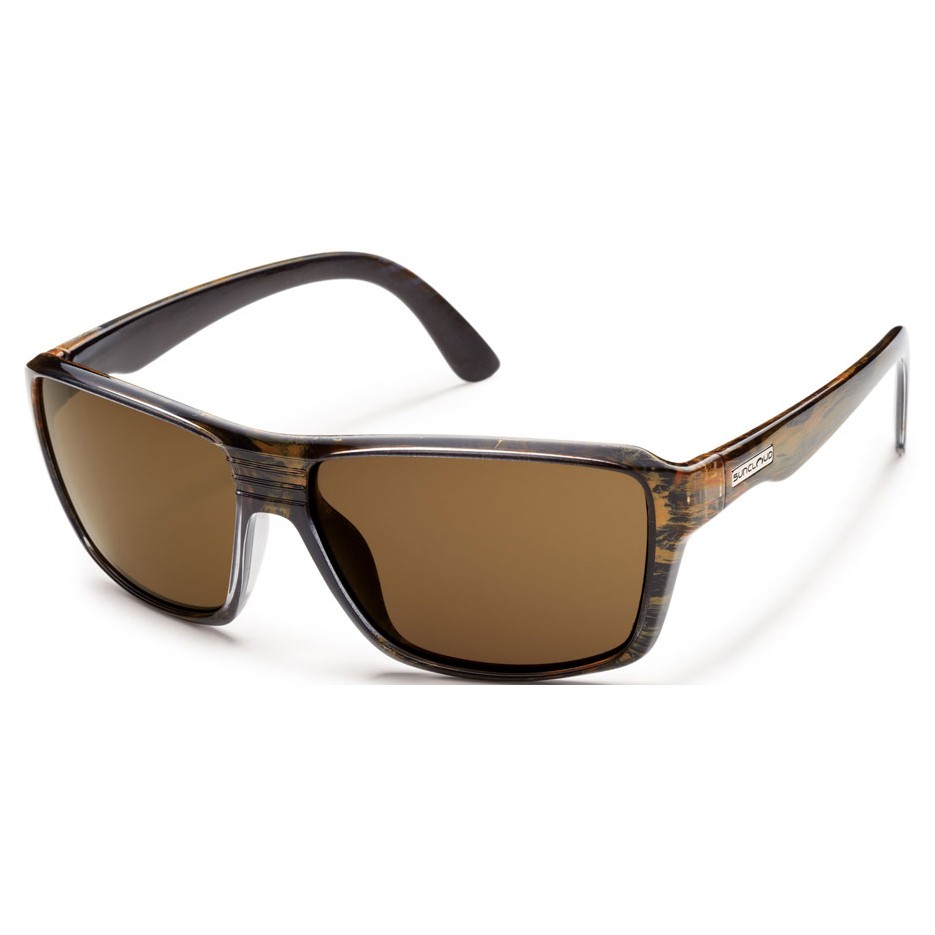 SunCloud Colfax Polarized Sunglasses, Psycho Black, medium