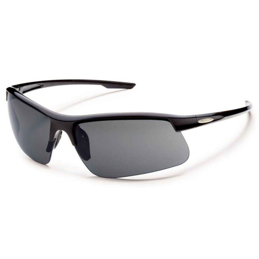 SunCloud Flyer Polarized Sunglasses, Black, medium