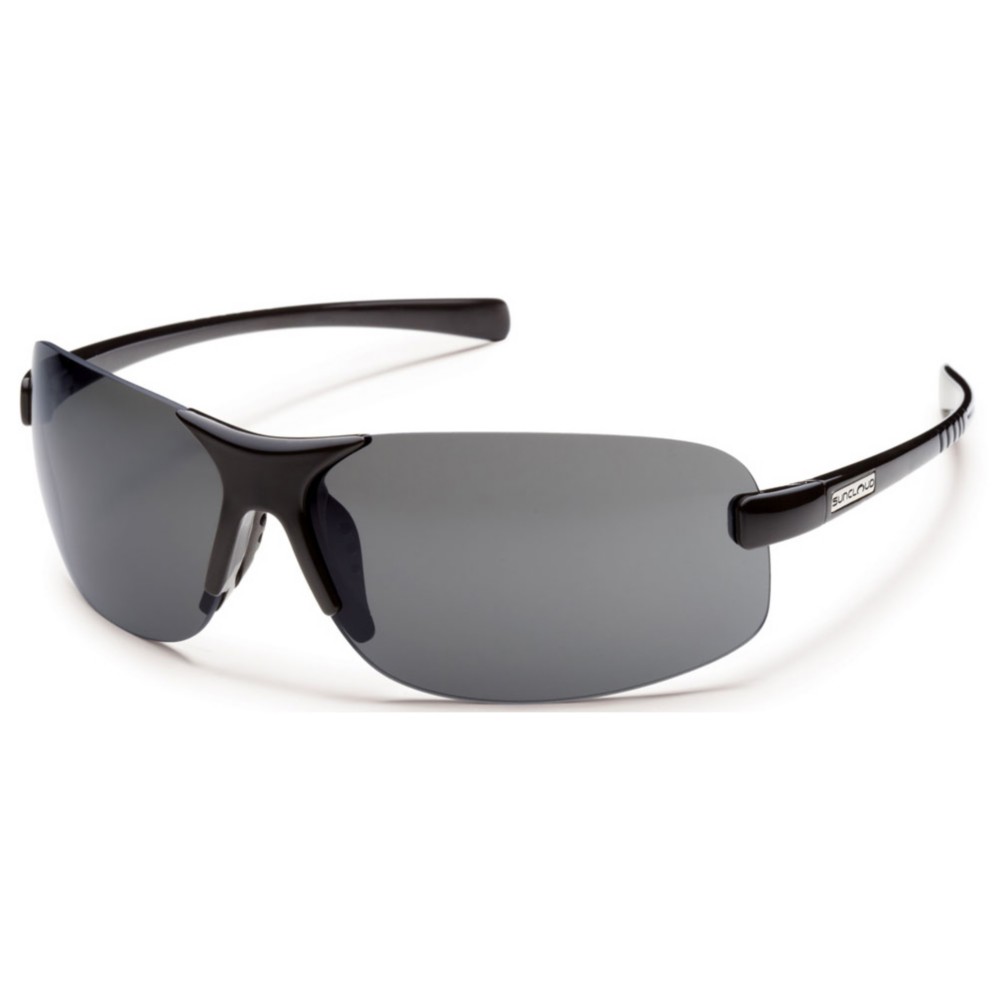SunCloud Ticket Polarized Sunglasses, Black, medium