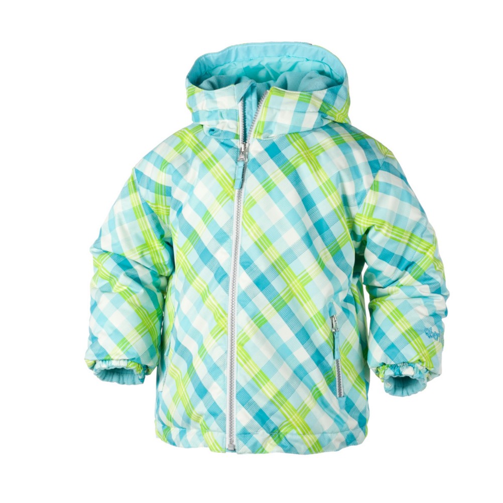 Obermeyer Serenity Toddler Girls Ski Jacket, Bluebell Tartan, medium