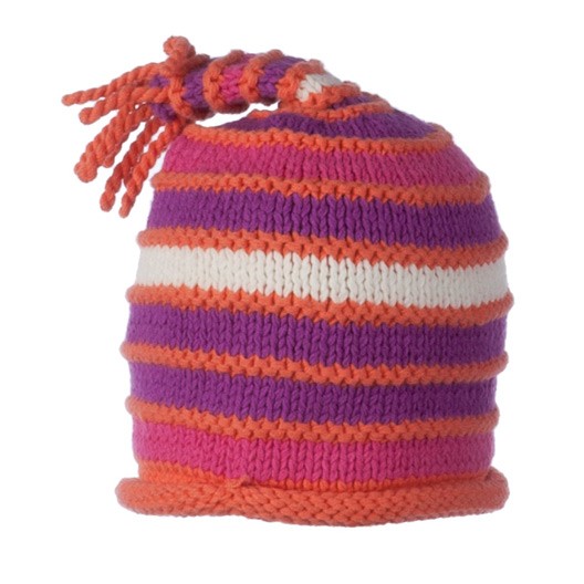 Obermeyer Gracie Knit Kids Hat, Creamsicle, swatch