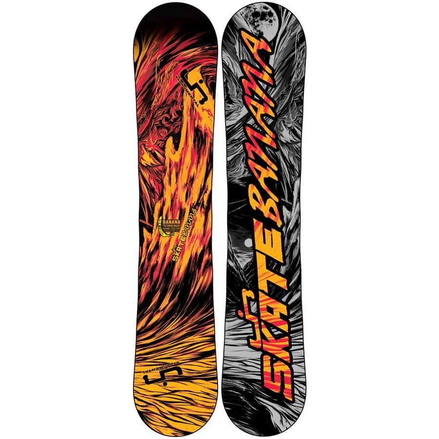 Lib Tech Skate Banana BTX Wide Snowboard 2013, Orange-Red, medium