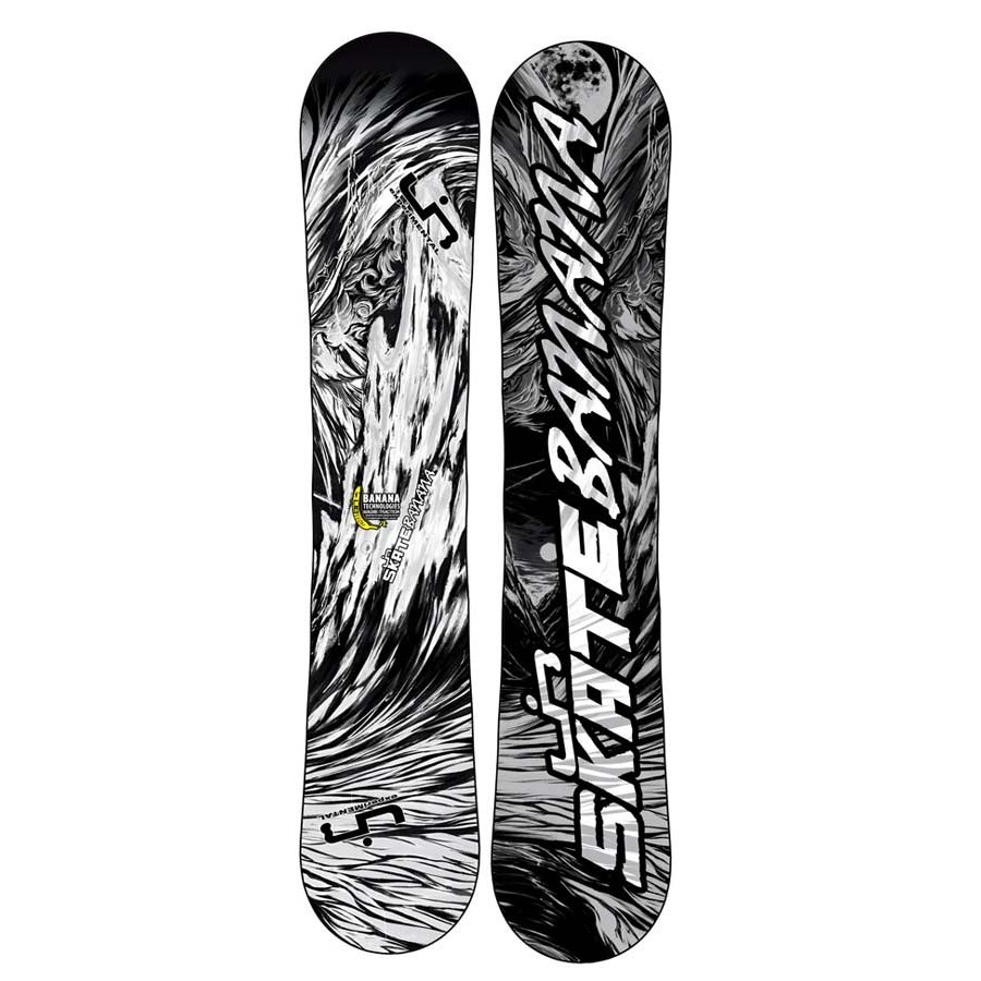 Lib Tech Skate Banana BTX Wide Snowboard 2013, White-Black, swatch