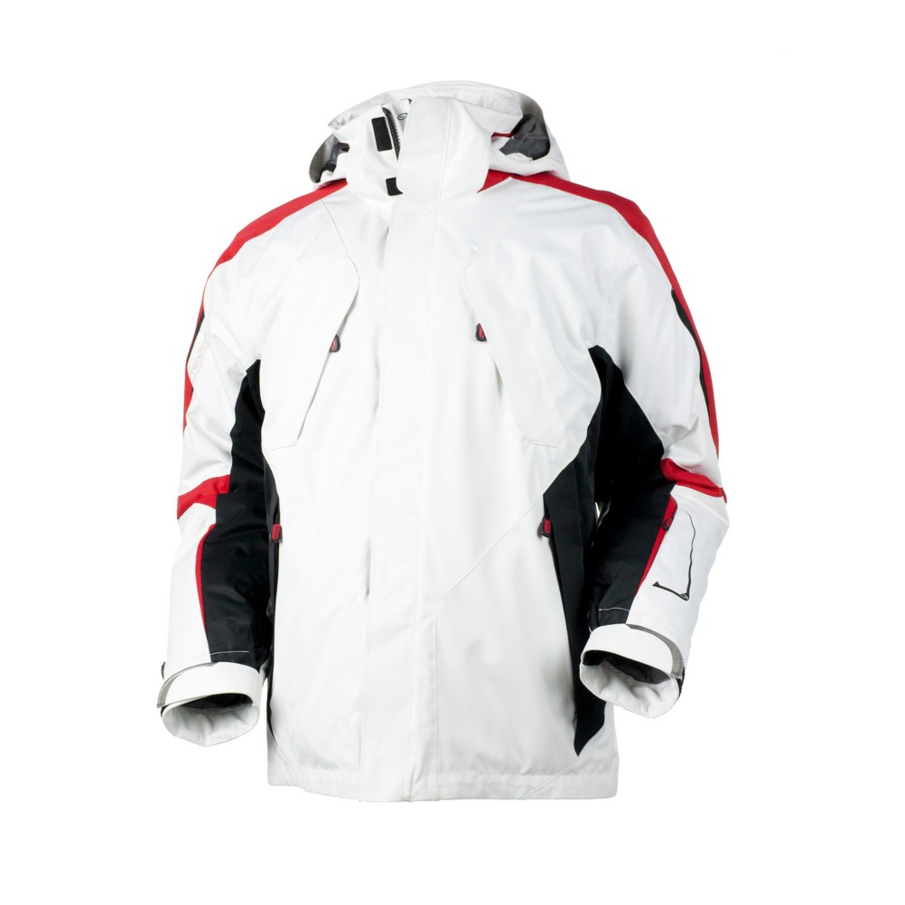 Obermeyer Hawkeye Mens Insulated Ski Jacket 2012, White, swatch