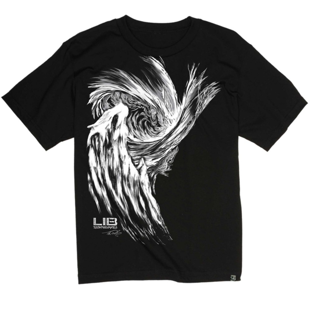 Lib Tech Skate Banana T-Shirt, Black-White, swatch