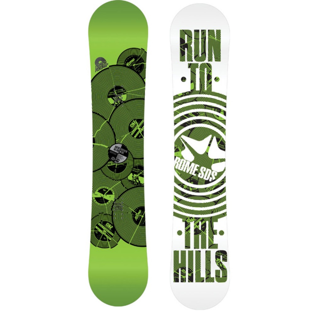 Rome Agent Rocker Wide Snowboard 2013, Green, medium