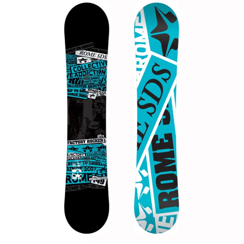 Rome Factory Rocker Snowboard 2013, Blue, swatch