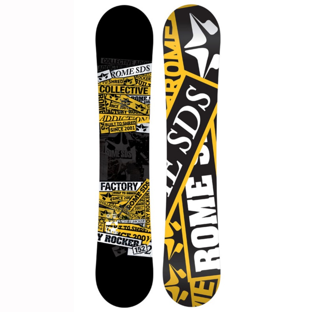 Rome Factory Rocker Snowboard 2013, Yellow, swatch