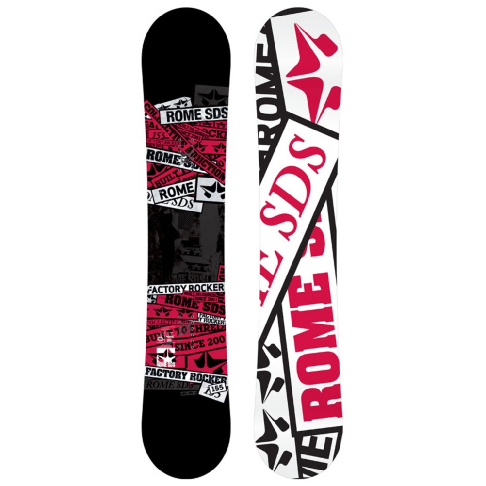Rome Factory Rocker Snowboard 2013, Red, swatch