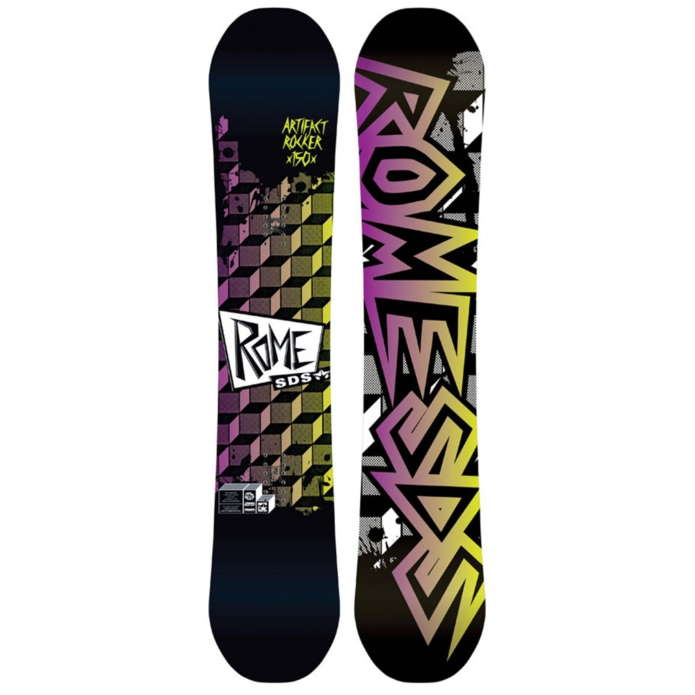 Rome Artifact Rocker Snowboard 2013, Black, swatch