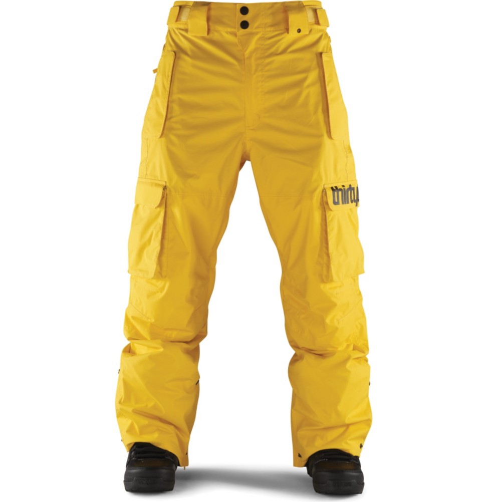 ThirtyTwo Blahzay Mens Snowboard Pants, Gold, swatch