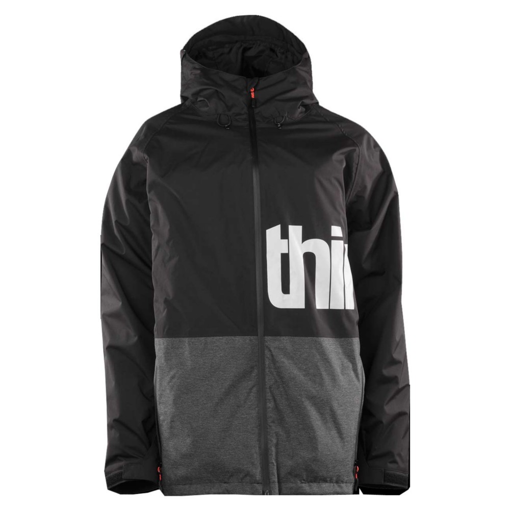 ThirtyTwo Shiloh 2 Mens Shell Snowboard Jacket, Black Rinse, swatch