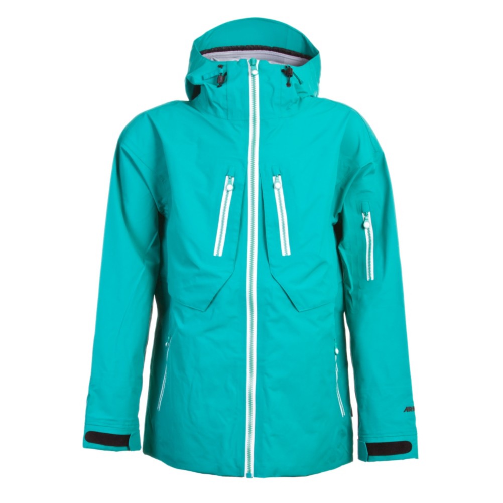 Armada Angle Mens Shell Ski Jacket, Teal, swatch