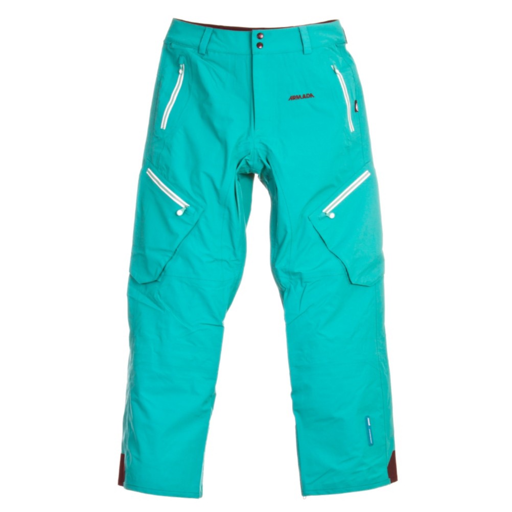 Armada Bleed Mens Ski Pants, Teal, swatch