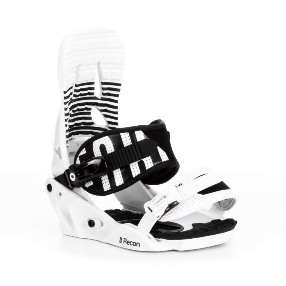 Forum Recon Snowboard Bindings 2013, White-Black, swatch