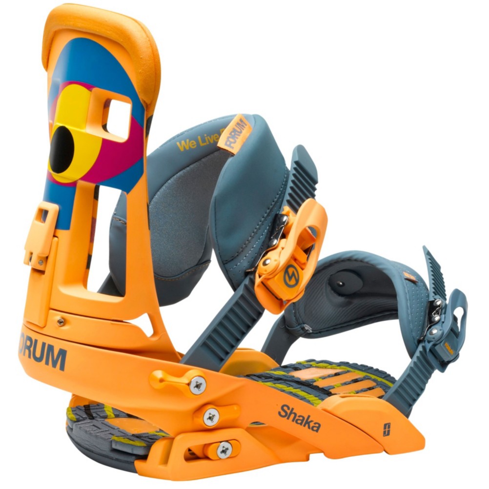 Forum Shaka Snowboard Bindings 2013, Manchester Sun, swatch