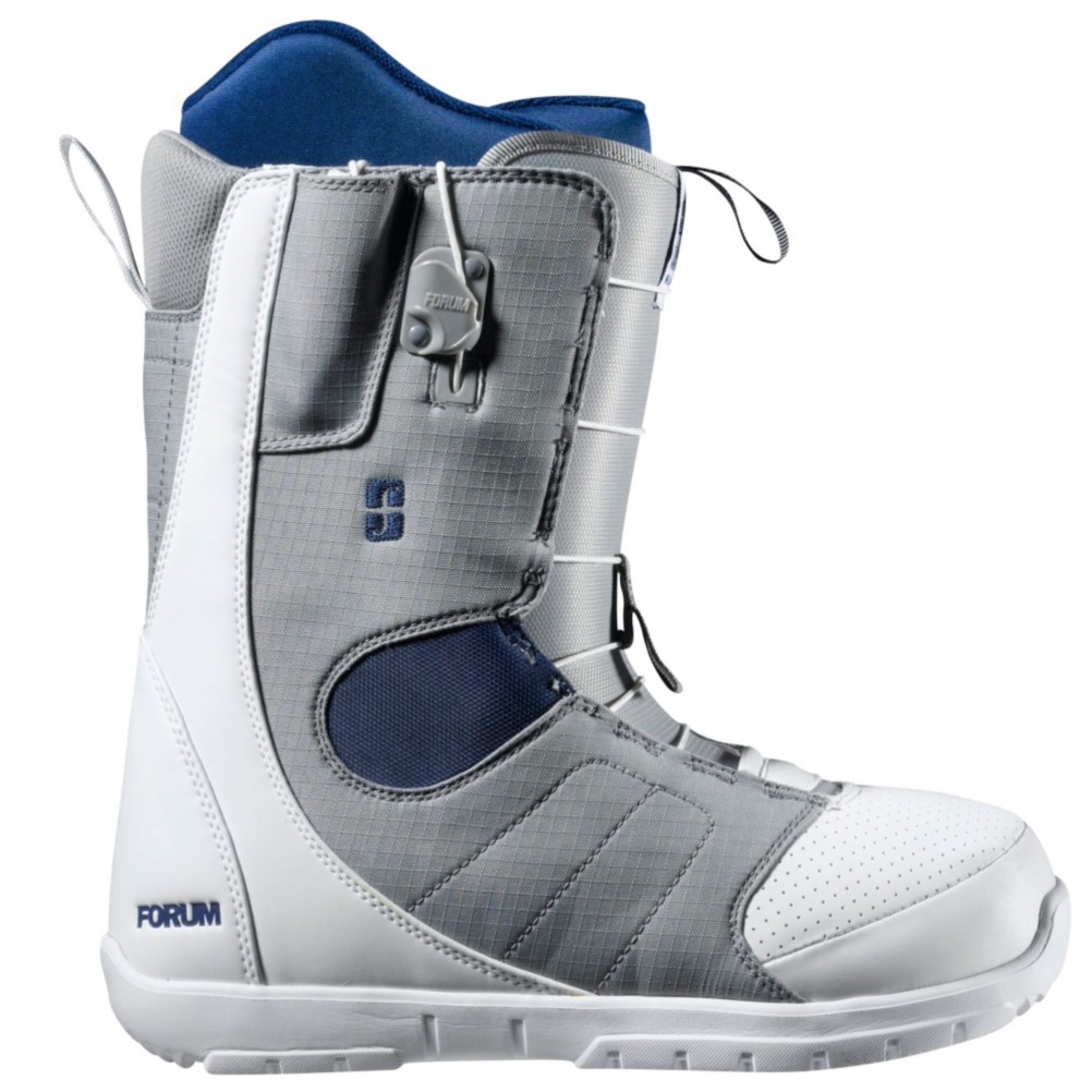 Forum Musket Snowboard Boots 2013, White Blue Up, swatch