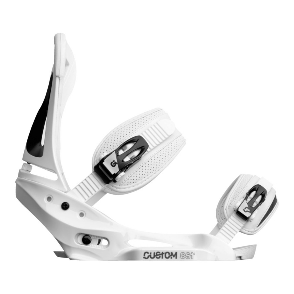 Burton Custom EST Snowboard Bindings 2013, White, swatch