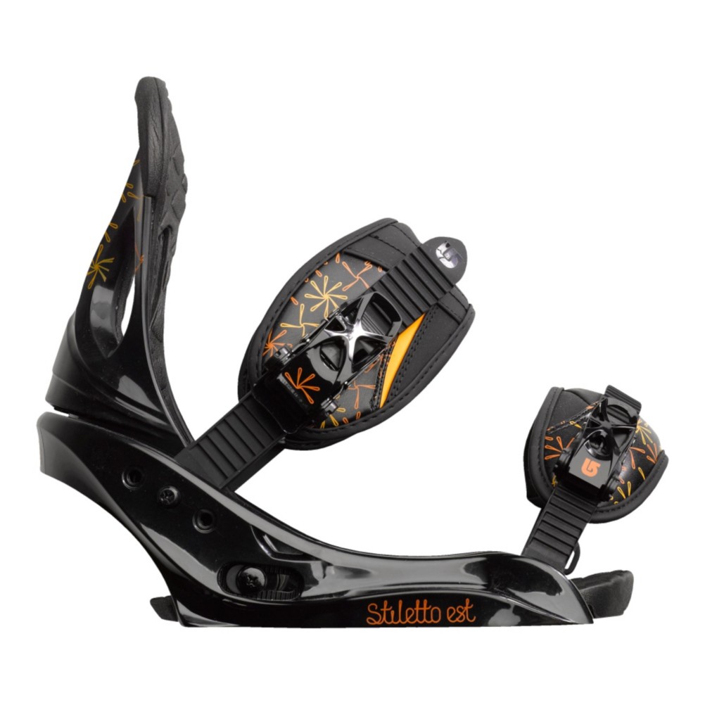 Burton Stiletto EST Womens Snowboard Bindings 2013, Black, medium