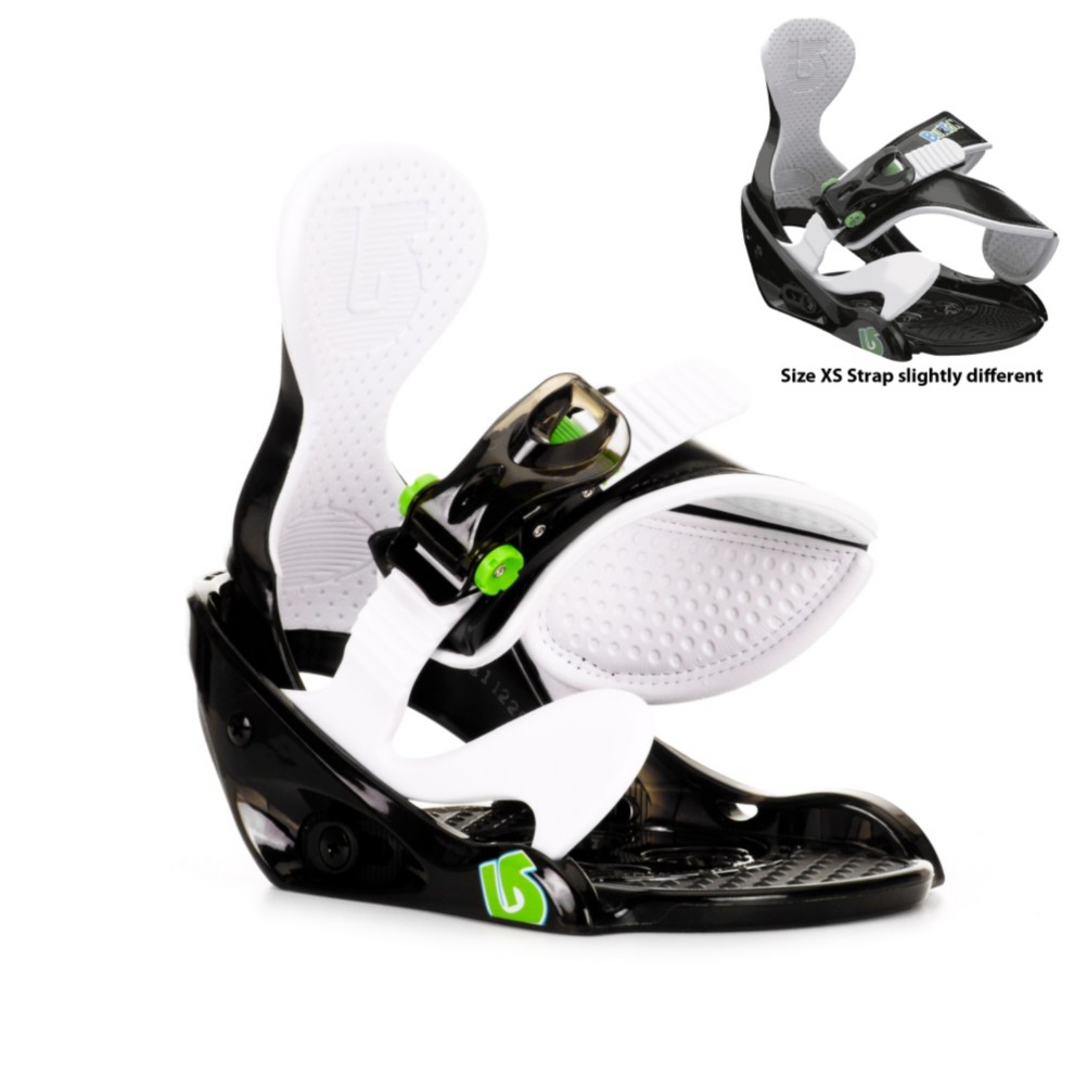 Burton Grom Kids Snowboard Bindings 2013, Black, medium
