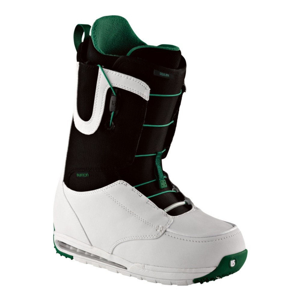 Burton Ruler Snowboard Boots 2013, White-Black-Green, swatch
