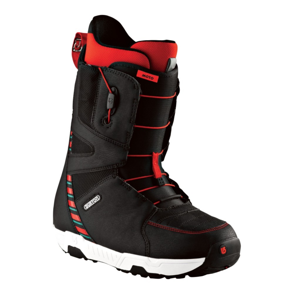 Burton Moto Snowboard Boots 2013, Black-White-Multi, swatch