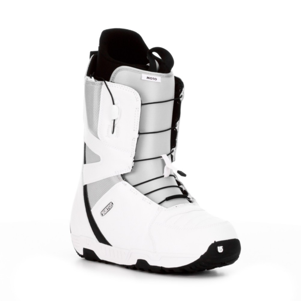 Burton Moto Snowboard Boots 2013, White-Gray-Black, swatch
