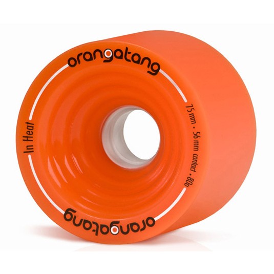 Orangatang In Heat Skateboard Wheels - 4 Pack, 80a, medium