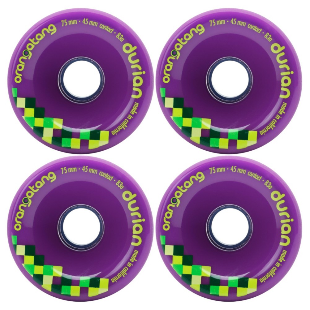 Orangatang Durian Skateboard Wheels - 4 Pack, 83a, swatch