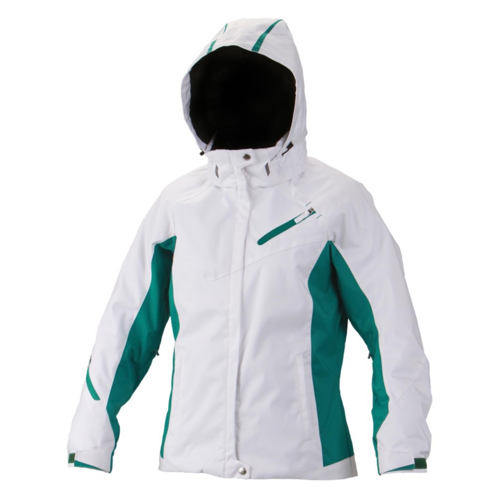 Descente Kelsey Womens Insulated Ski Jacket, Super White, swatch