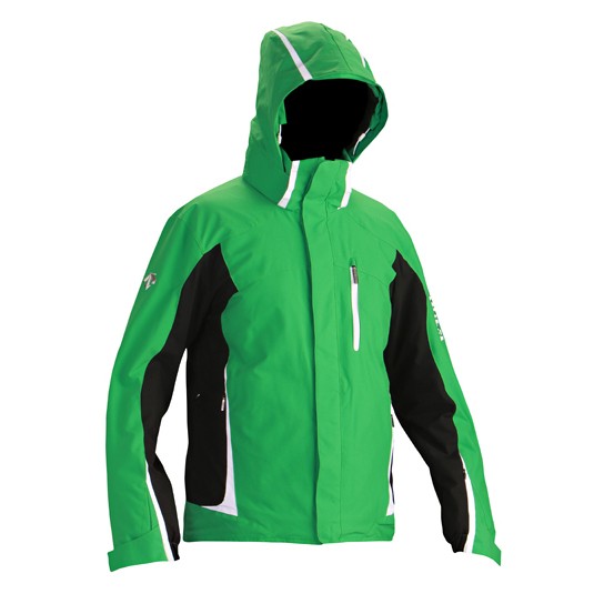 Descente Charger Mens Insulated Ski Jacket, Ever Green, swatch