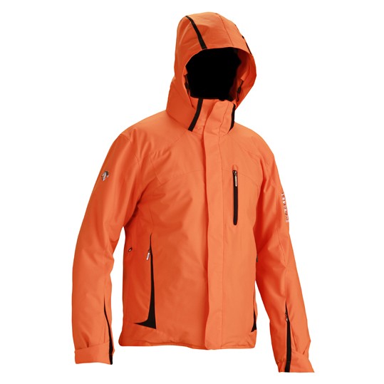 Descente Charger Mens Insulated Ski Jacket, Carrot, swatch