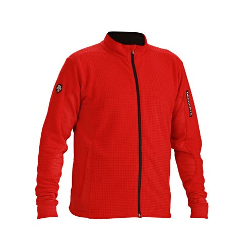 Descente Mark Full Zip Mens Jacket, Electric Red, medium