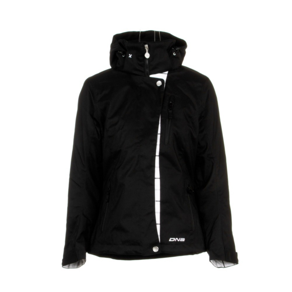 DNA Zoe Womens Insulated Ski Jacket, Black, swatch