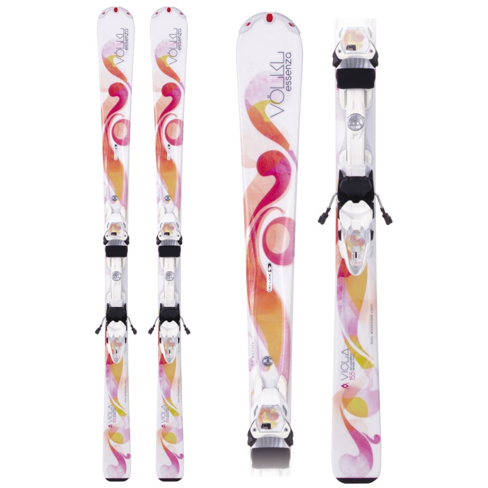 Volkl Viola Womens Skis with Marker 4 Motion 10.0 Essenza Bindings 2013, , medium