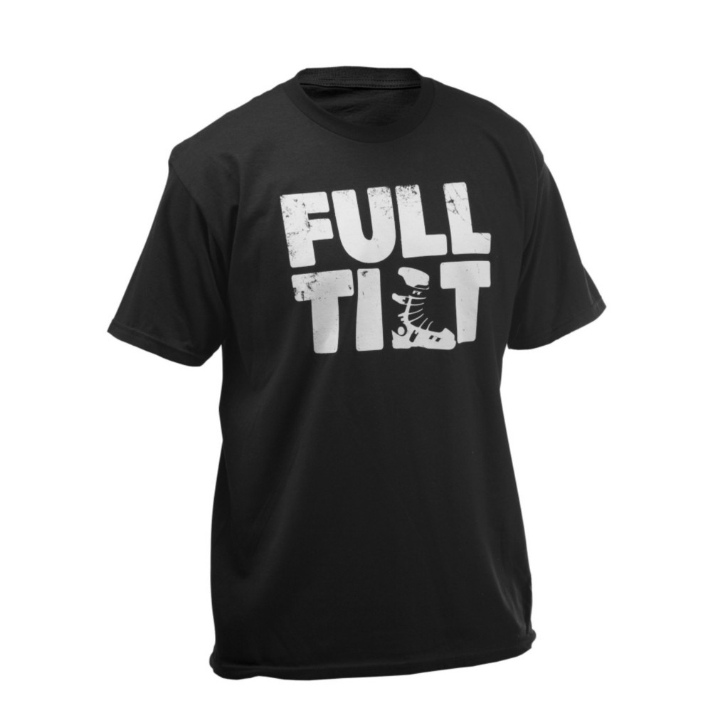 Full Tilt Logo T-Shirt, Black, medium