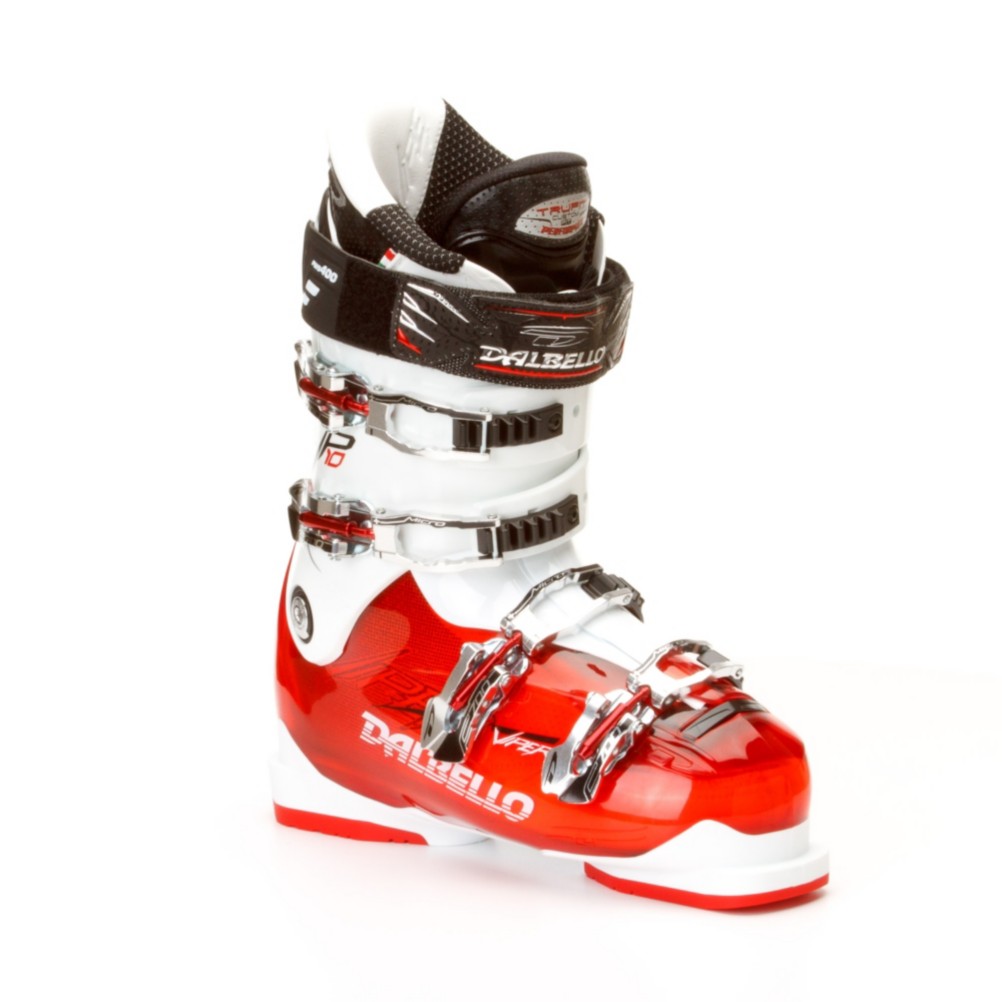 Dalbello Viper 10 Ski Boots 2013, Transparent Red-White, swatch