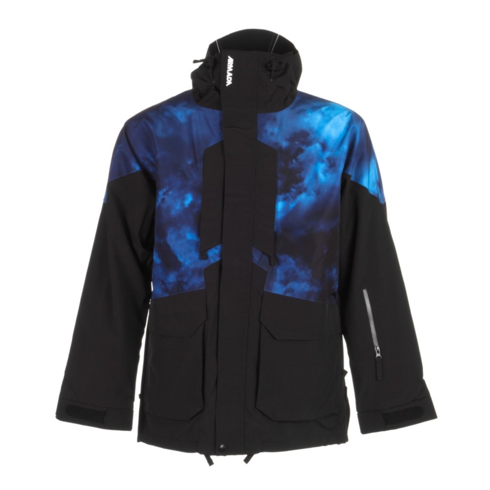Armada Camber Mens Shell Ski Jacket, Black, swatch