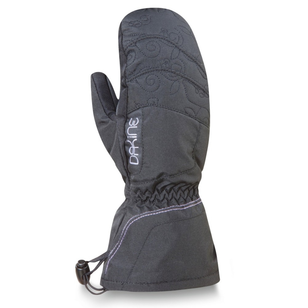 Dakine Tracker Girls Mittens, Black Quilt, medium