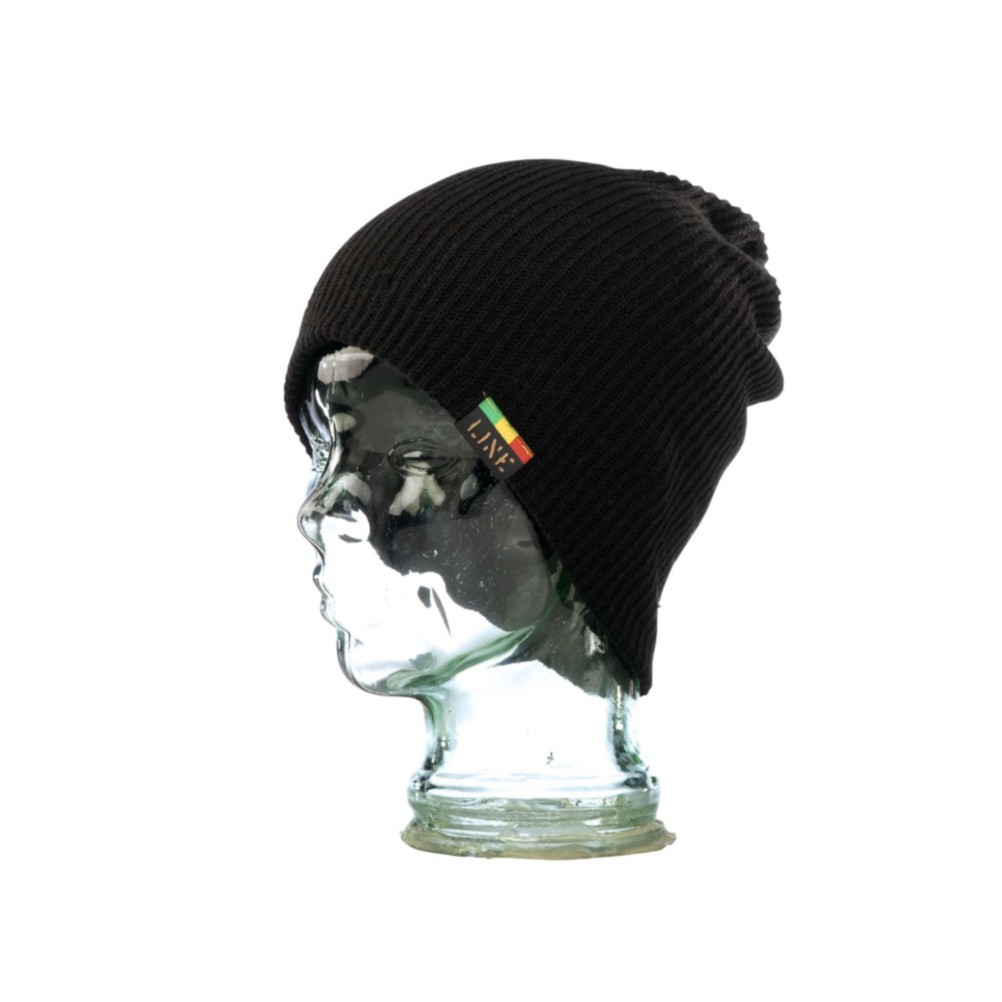Line Soul Beanie Hat, Black, medium