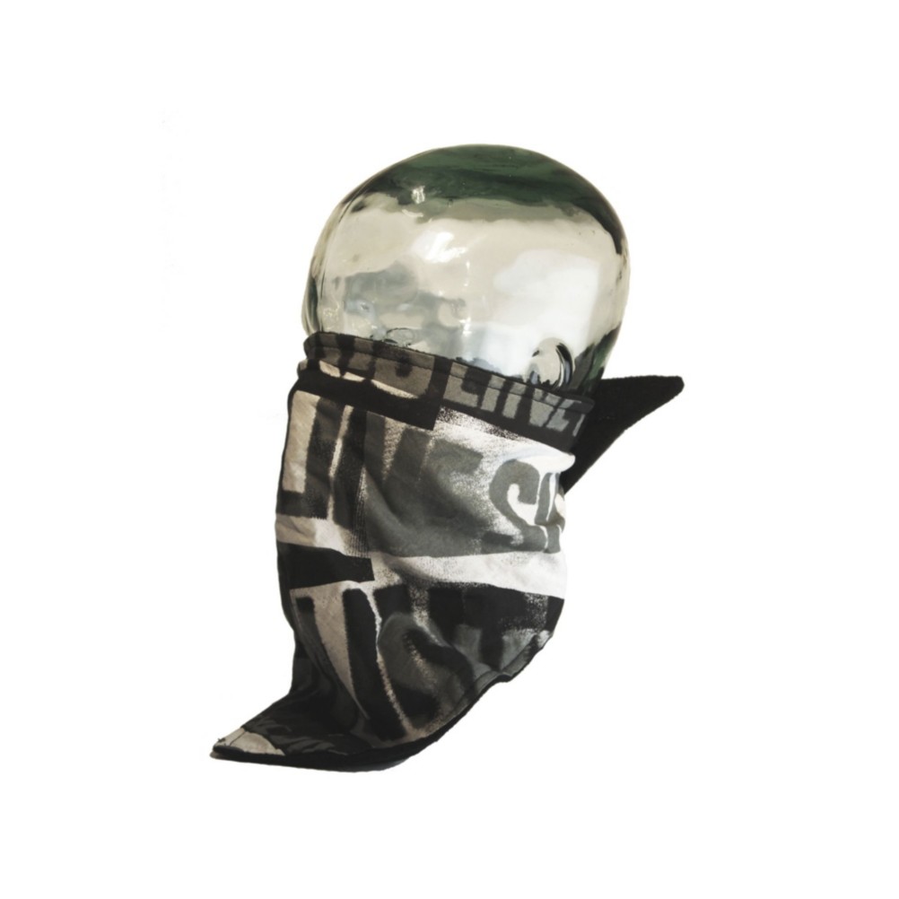 Line Bandana Bandana, Black, medium