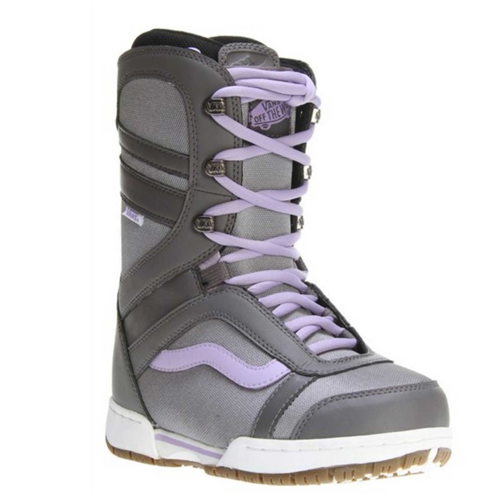 Vans Mantra Womens Snowboard Boots, Grey-Lavender, medium