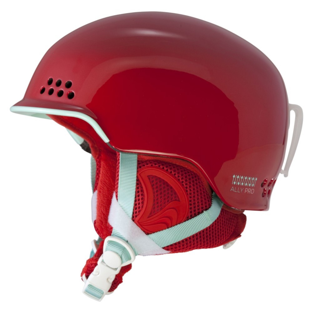 K2 Ally Pro Womens Audio Helmet 2013, Red, swatch
