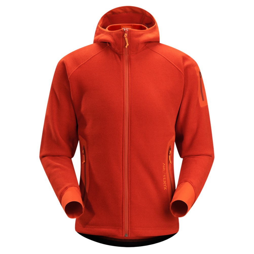 Arc'teryx Strato Hoody Mens Jacket, Chili Pepper, medium