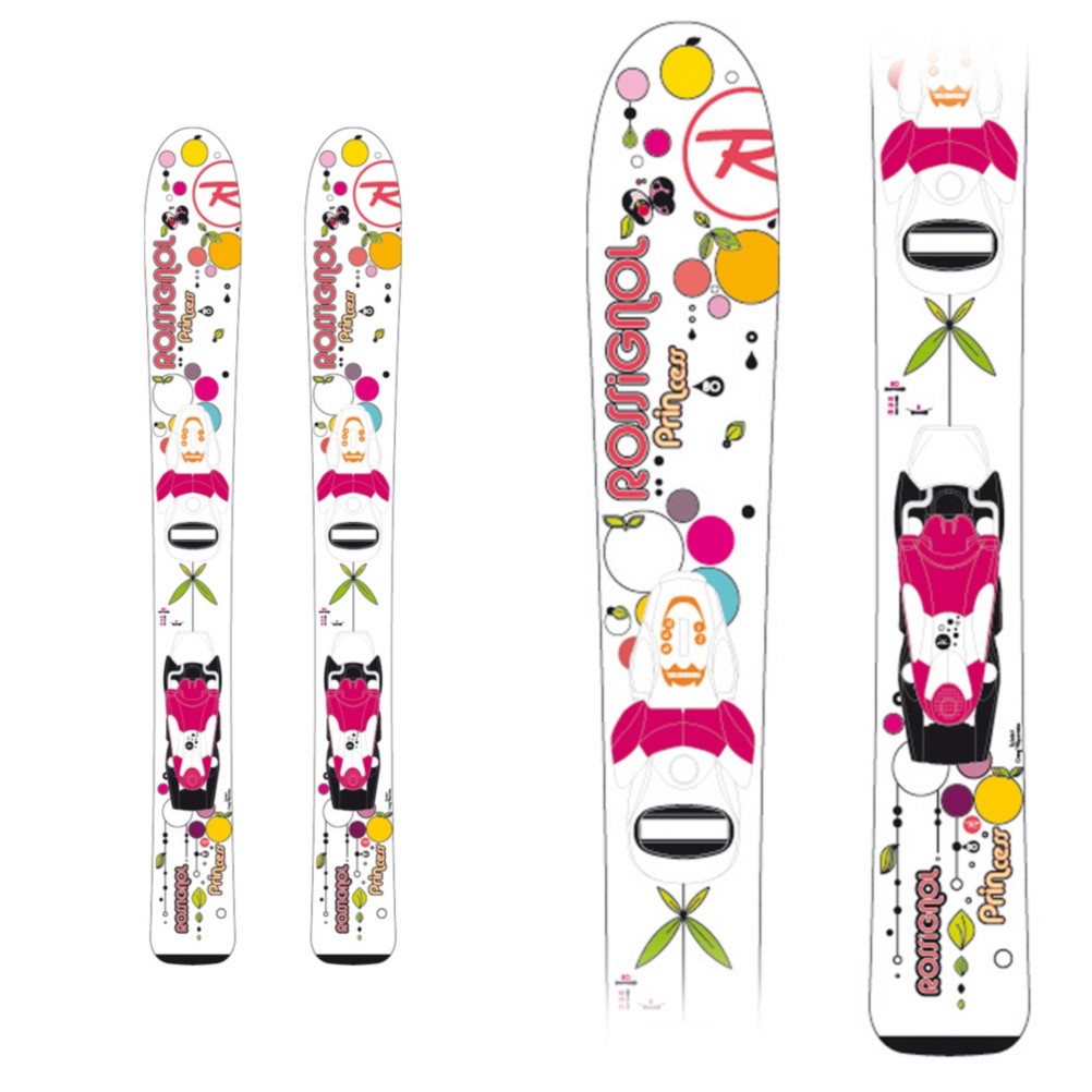Rossignol Princess Kids Skis with Comp Kid 25 l Bindings 2013, , medium