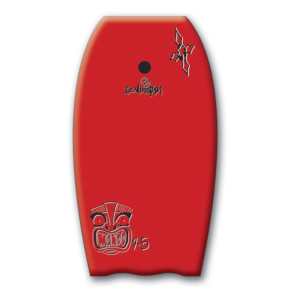 360 Inc. Mondo Body Board, Red, swatch