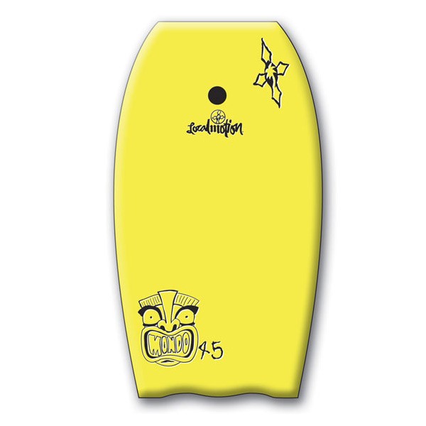 360 Inc. Mondo Body Board, Yellow, swatch