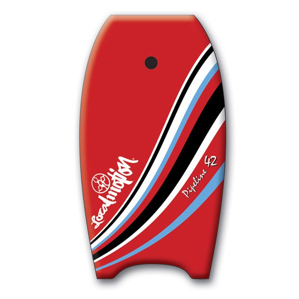 360 Inc. Pipeline Body Board, Red, swatch